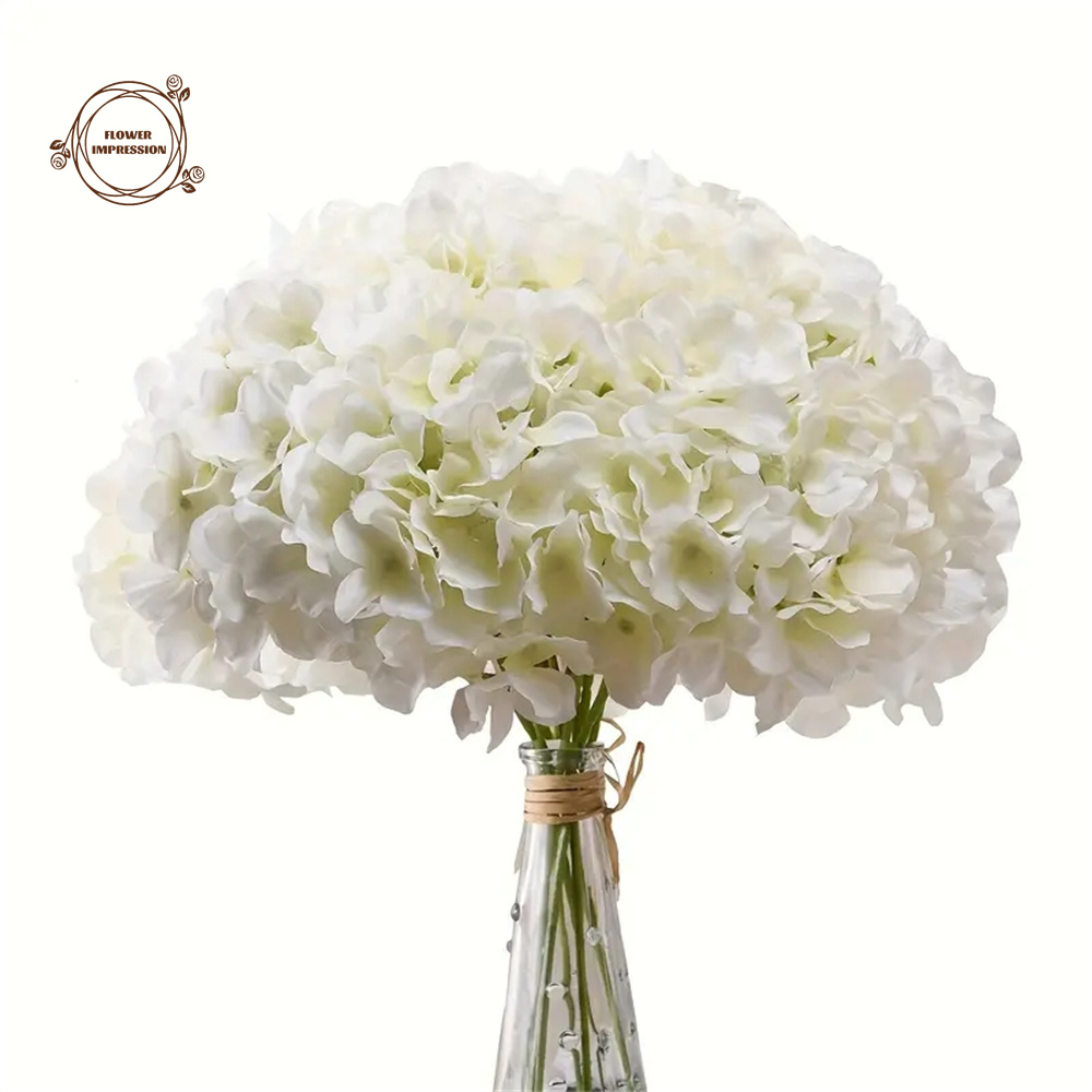 Florist Supply Bulk - 10PCS Artificial Hydrangea Flower Heads With