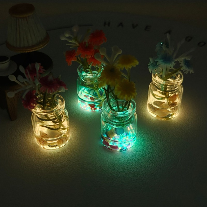 4-Pack Glow in the Dark Glass  - Florist Supply Vases recension och pris