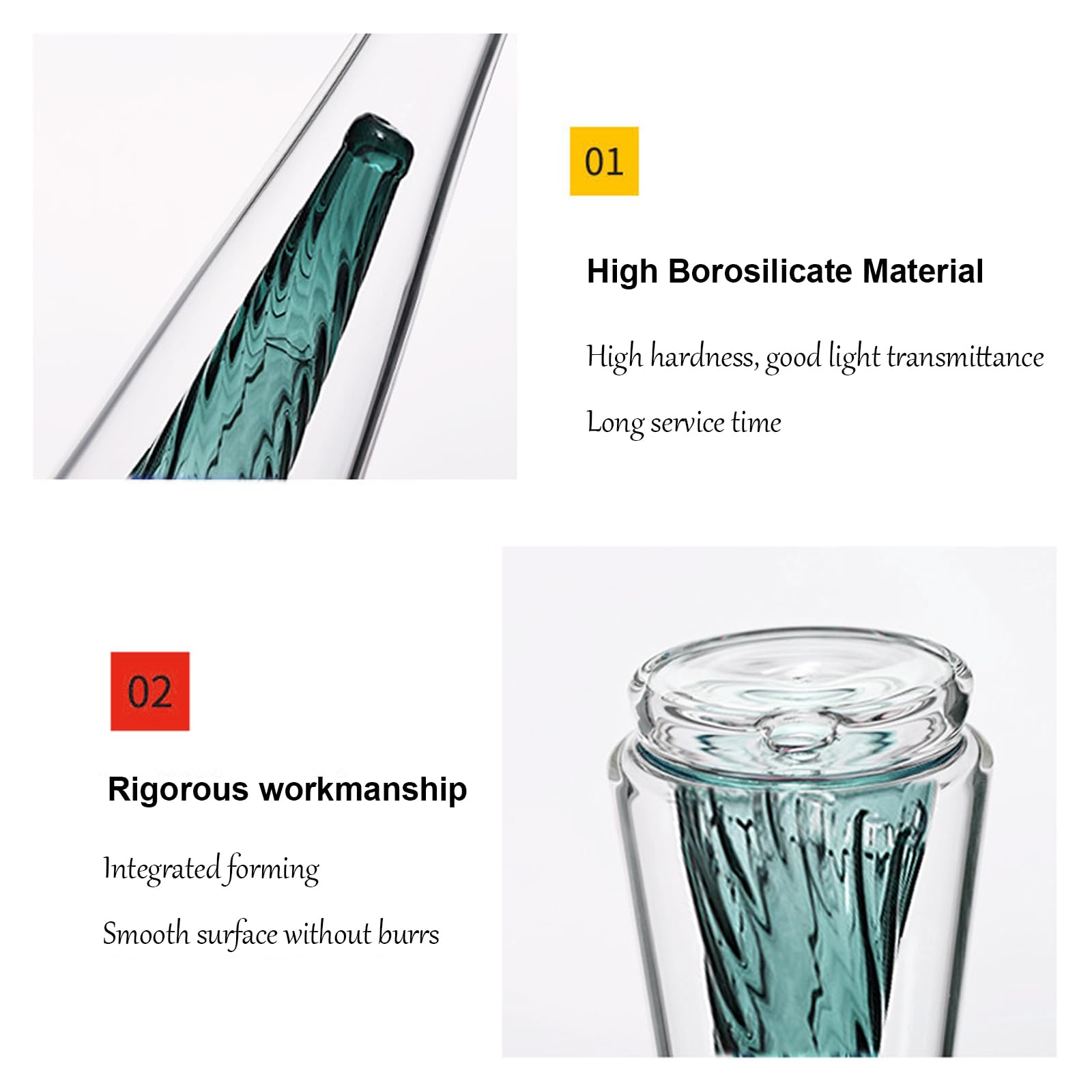 Colored Crystal Vase Home Glas - Florist Supply Vases recension och pris