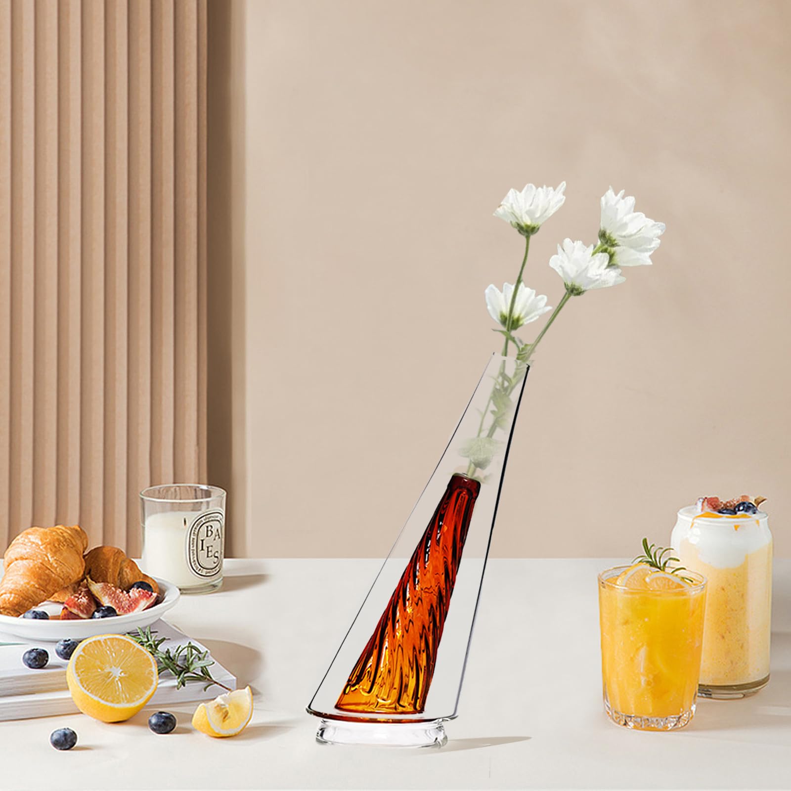 Colored Crystal Vase Home Glas - Florist Supply Vases recension och pris