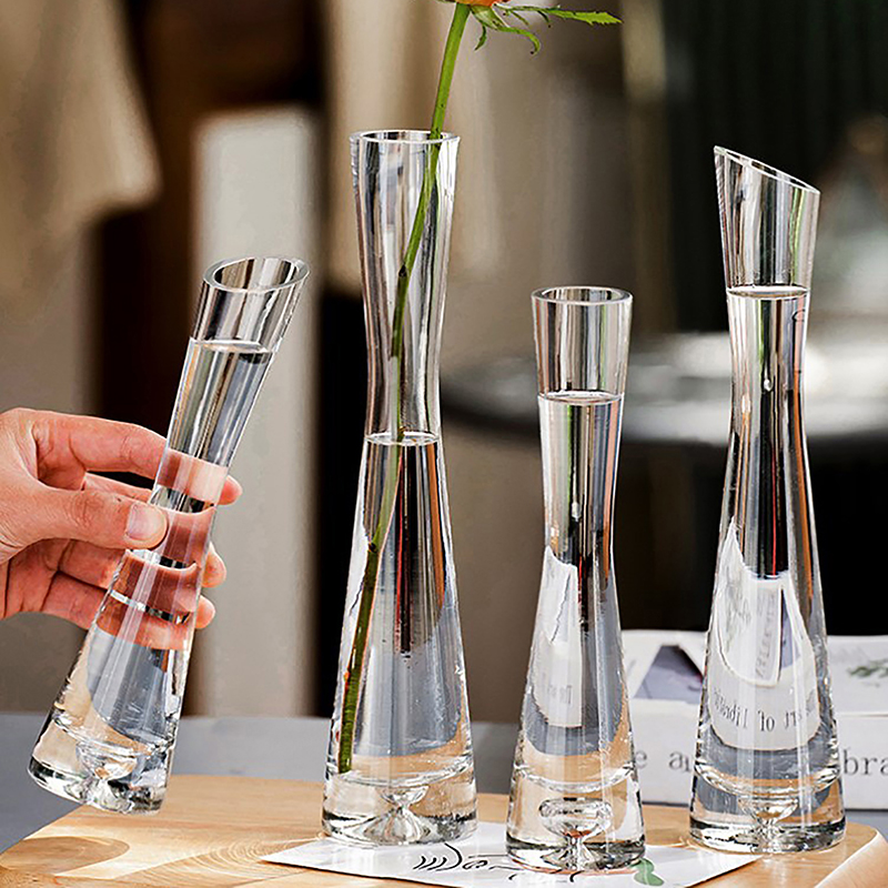 Transparent Glass Flower Vase  - Florist Supply Vases recension och pris