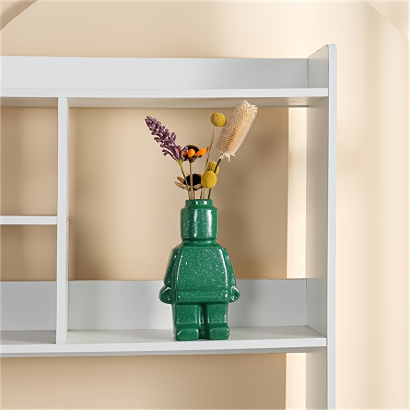 Nordic Style Ceramic Robot Vas - Florist Supply Vases recension och pris