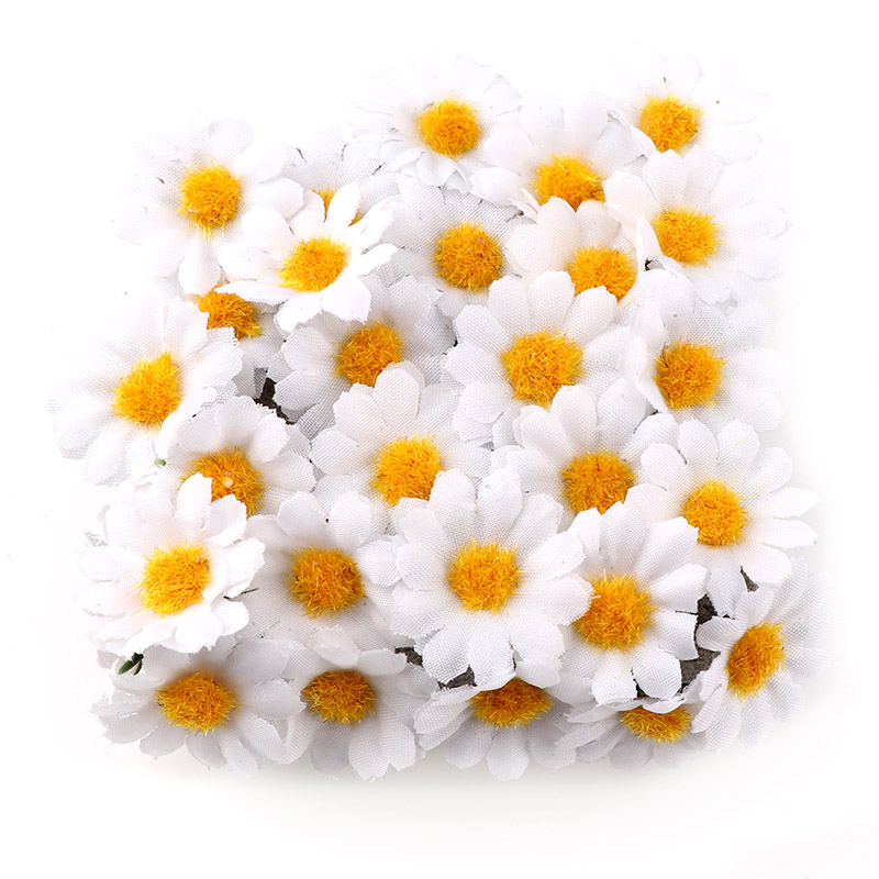 100PC/lot 2.5cm Mini Daisy Dec - Florist Supply Bulk recension och pris