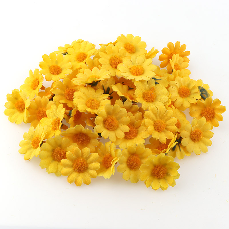100PC/lot 2.5cm Mini Daisy Dec - Florist Supply Bulk recension och pris