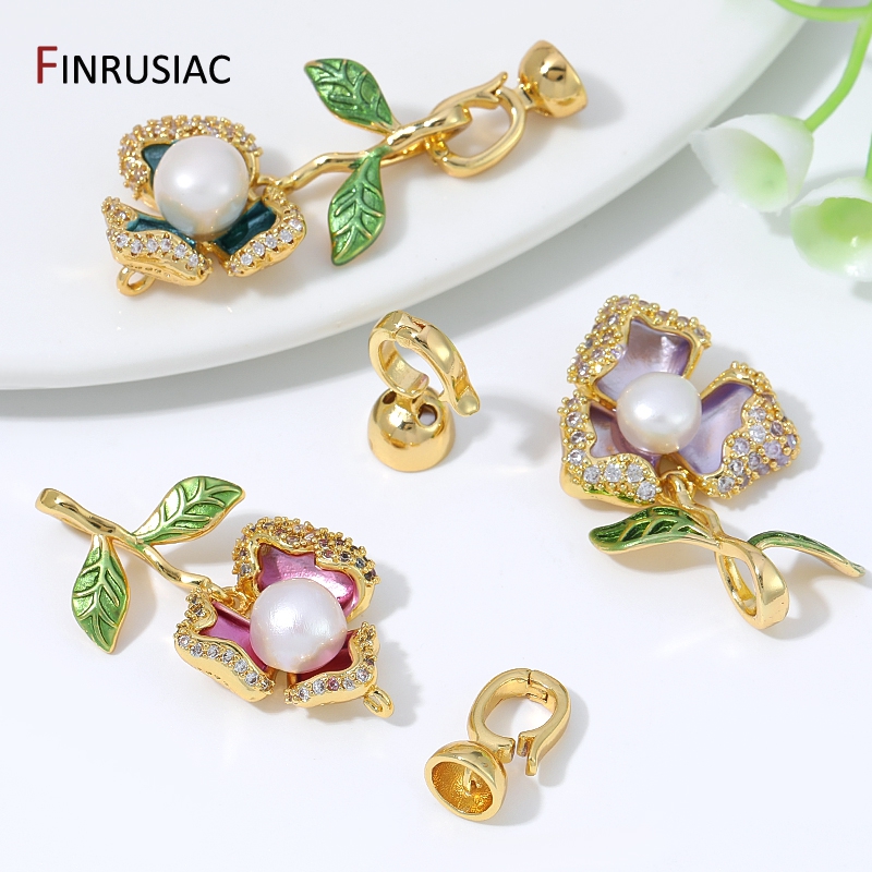 18K Gold Plated Brass Zircon E - Supply Florist recension och pris