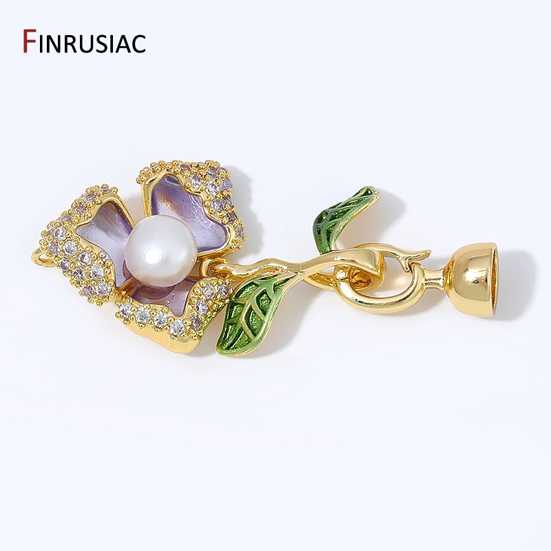 18K Gold Plated Brass Zircon E - Supply Florist recension och pris