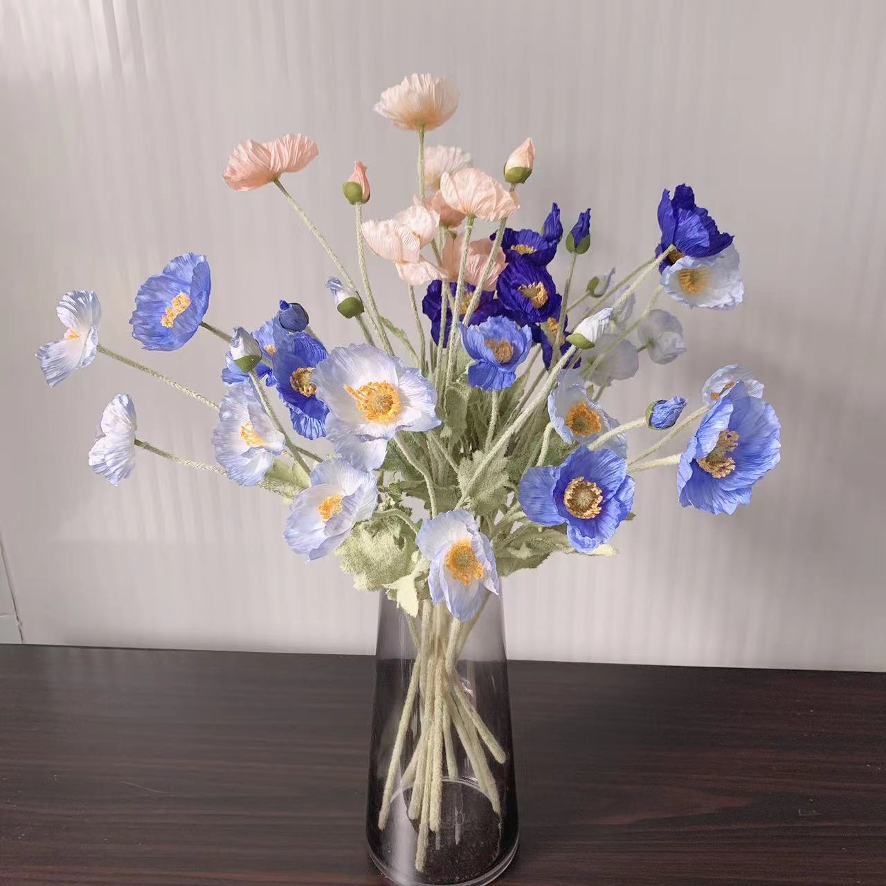 Fake Poppy Silk Flowers Long S - Florist Supply Bulk recension och pris