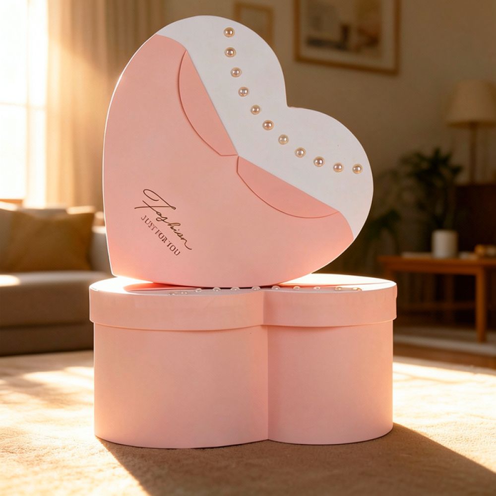 Premium Mirror Heart Flower Bo - Florist Flower Supply recension och pris
