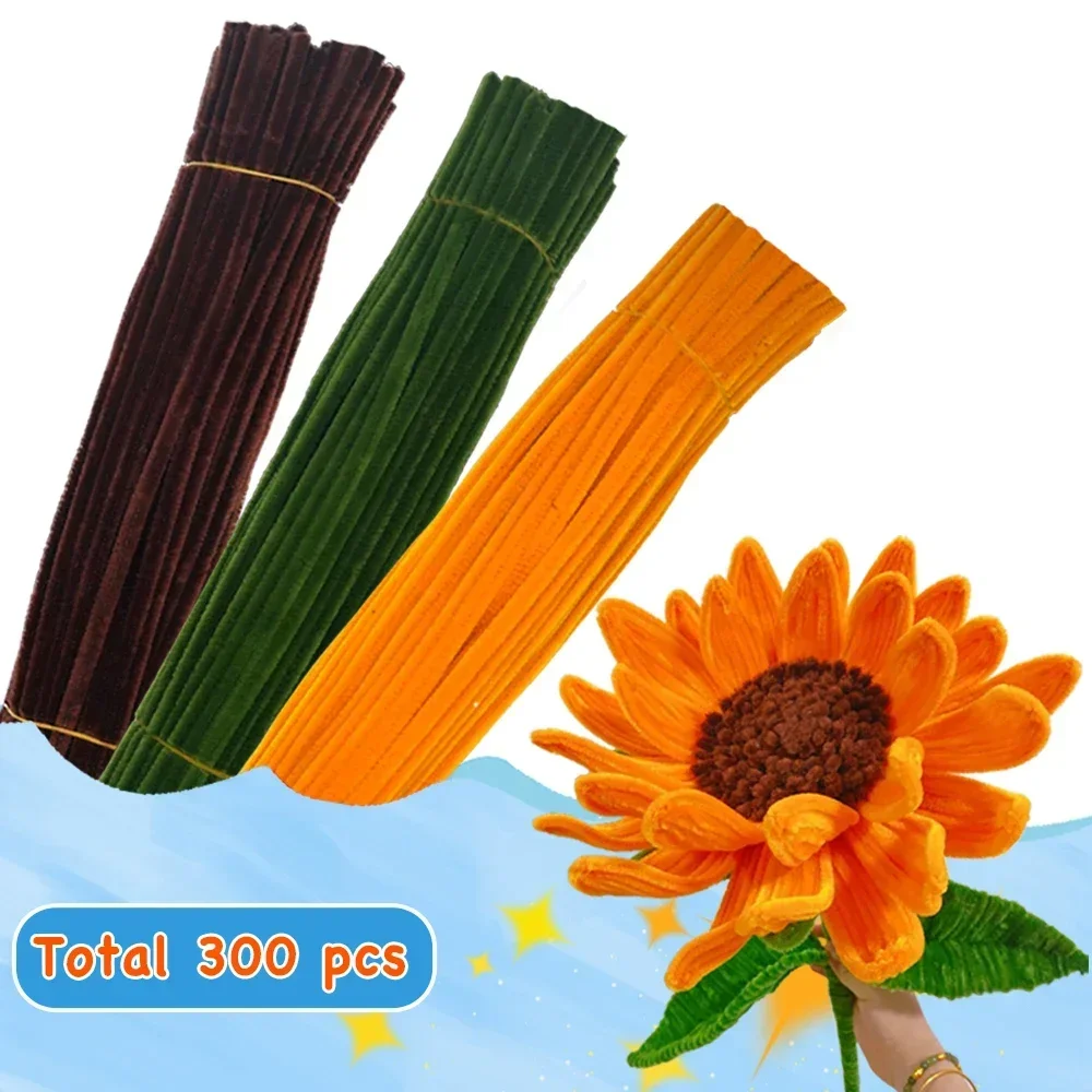 100/300pcs Pipe Cleaners Cheni - Florist Supply Bulk recension och pris