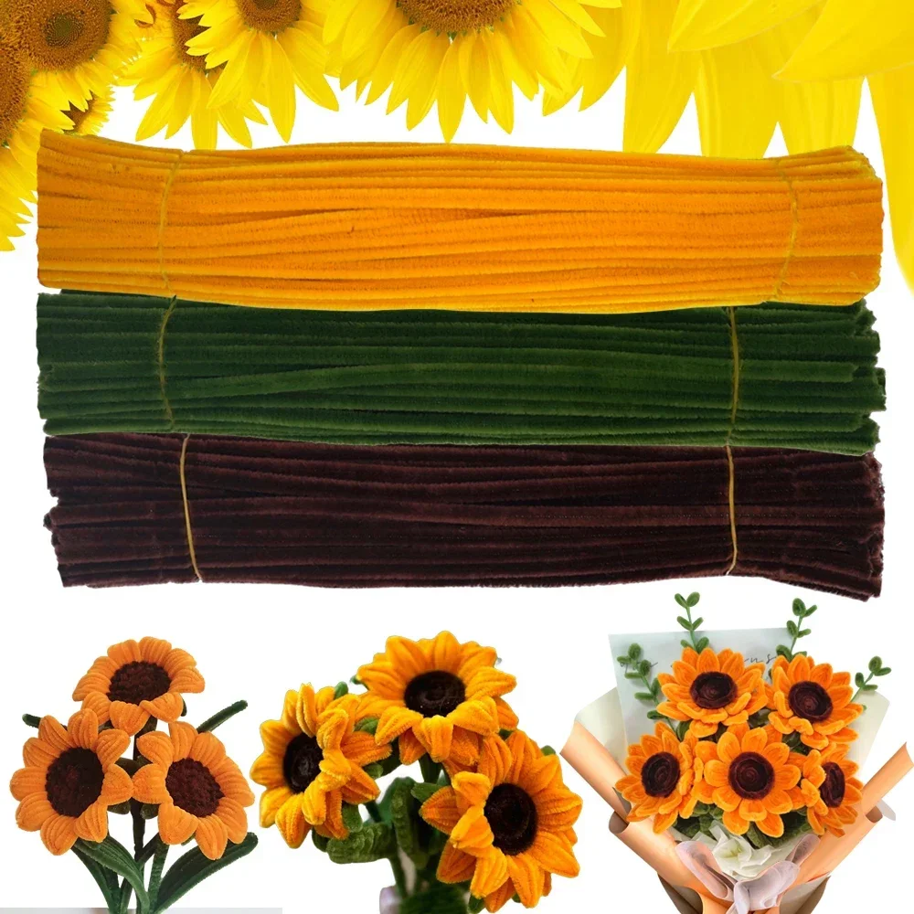 100/300pcs Pipe Cleaners Cheni - Florist Supply Bulk recension och pris