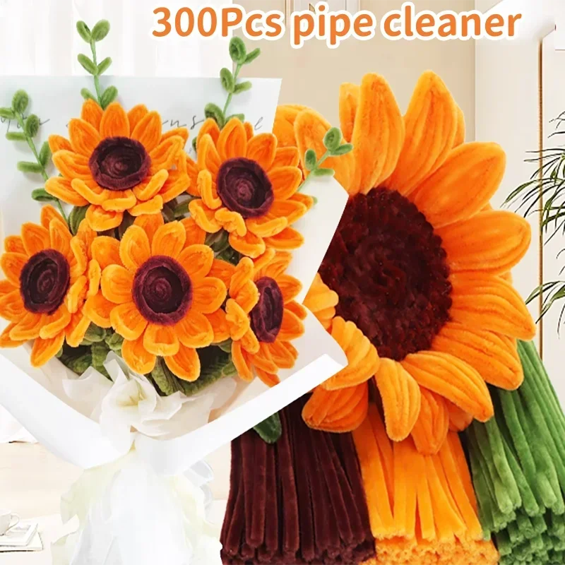 100/300pcs Pipe Cleaners Cheni - Florist Supply Bulk recension och pris