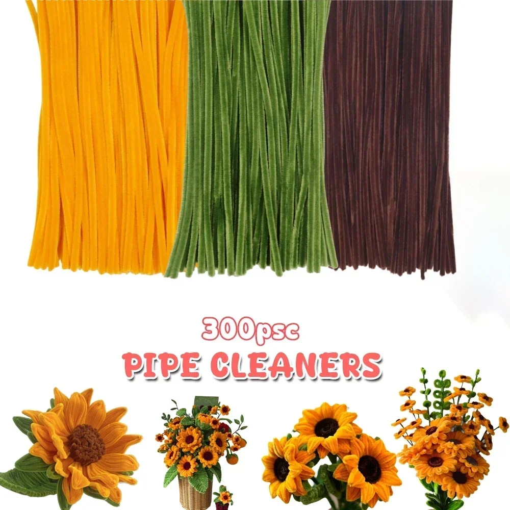 100/300pcs Pipe Cleaners Cheni - Florist Supply Bulk recension och pris
