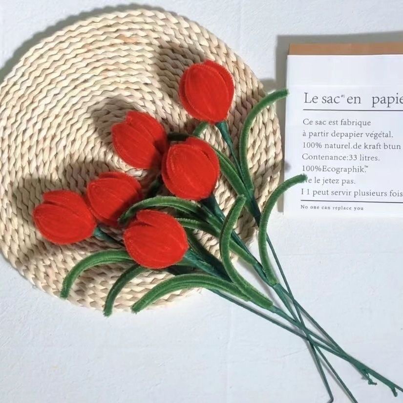 Red Chenille Stems Pink Pipe C - Florist Supply Bulk recension och pris