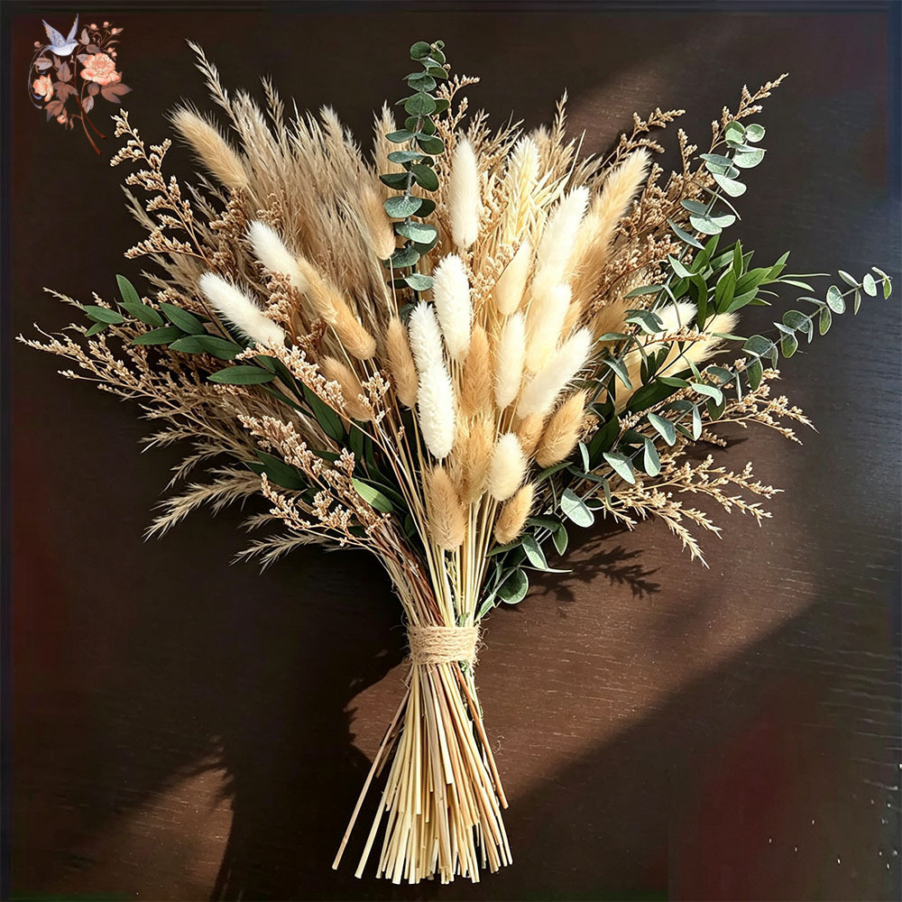 80Pcs Natural Dried Flowers Bo - Eucalyptus Preserved recension och pris