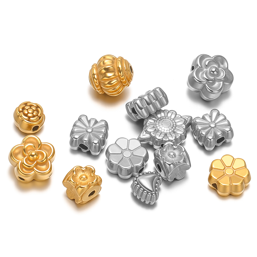 10Pcs Gold Stainless Steel Hea - Supply Florist recension och pris