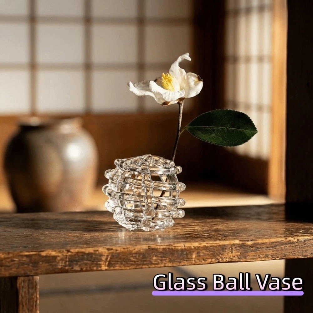 Transparent Glass Ball Vase Ze - Florist Supply Vases recension och pris
